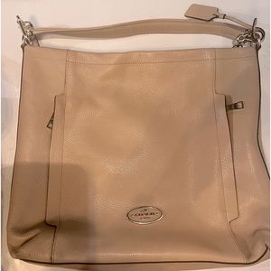 Coach Hobo; excellent used condition. Creamy tan color.